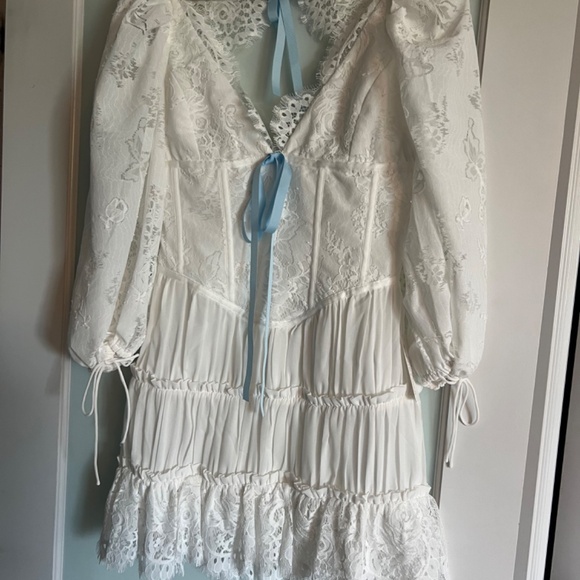 NWT For Love and Lemons ELLIS MINI DRESS - Picture 7 of 8